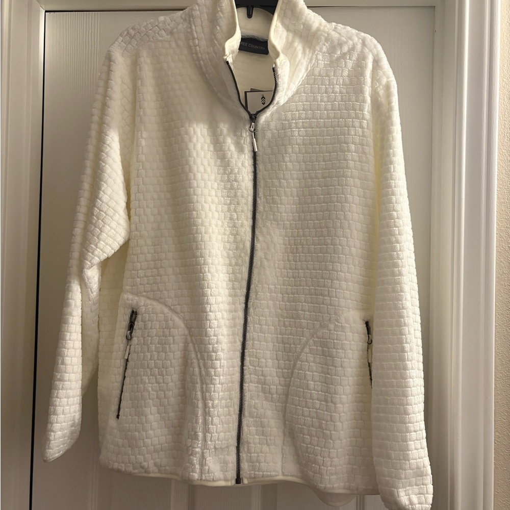 Free Country Women's Cream Teddy Jacket